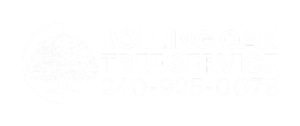 Rolling Oak Tree Logo White